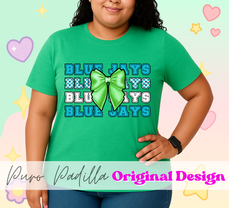 Blue Jays Coquette Bow